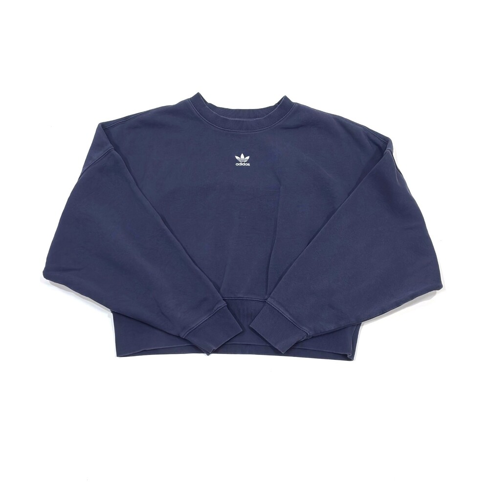 Adidas Adicolor Essentials Crew Neck Sweatshirt Center Logo - Size XS - Picture 1 of 6